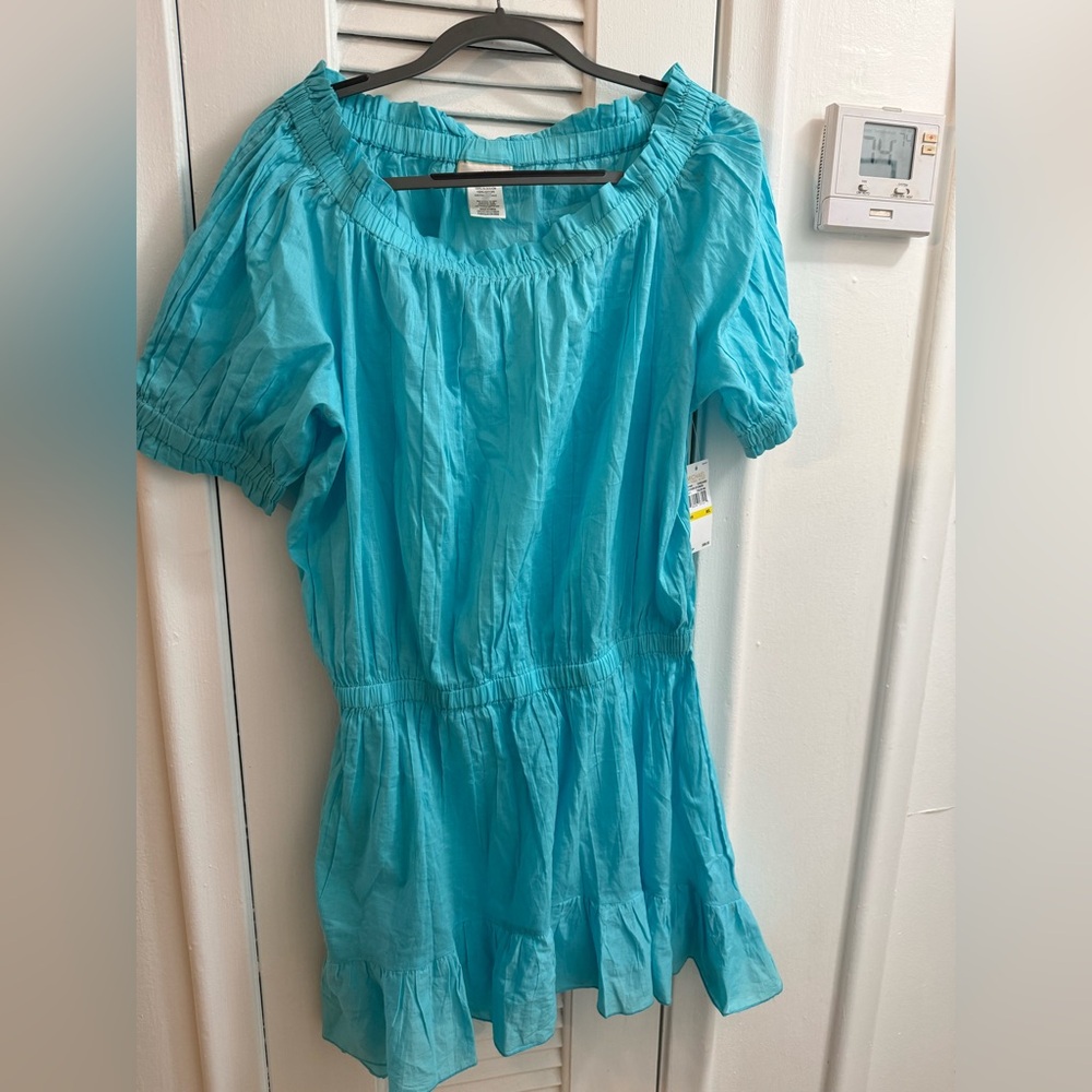 Michael kors new with tags off shoulder dress.
